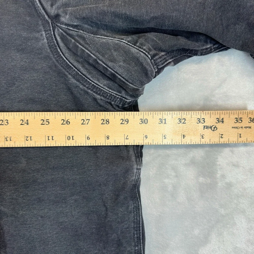 Carhartt Jacket Mens 2XL Black Full Swing Armstrong Sherpa Lined Cotton Duck